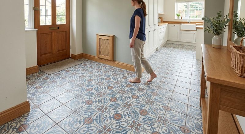 Tile Floor Installation project example